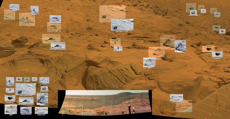 Spirit Foto von Sol 1366-1369